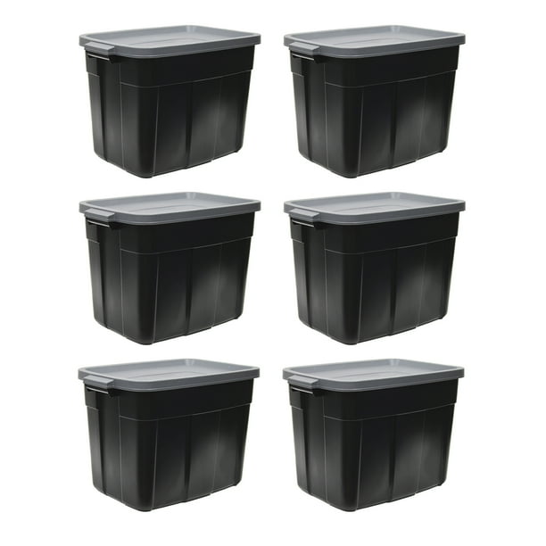 Rubbermaid 18G Tote (6) | Plastic storage boxes for retail