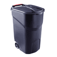 thumbnail image 1 of Rubbermaid Roughneck Wheeled Trash Container, Black, 45-Gallon, 1 of 6