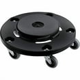 thumbnail image 1 of Rubbermaid Round Polyethylene Twist-On Trash Can Dolly, 1 of 5
