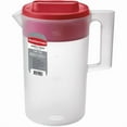thumbnail image 1 of Rubbermaid 1 Gal. Simply Pour Plastic Pitcher with Multi-Function Lid, 1 of 2