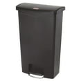 thumbnail image 1 of Rubbermaid Slim Jim Resin Step-on Container, Front Step Style, 18 Gal, Black, 1 of 2