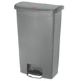 thumbnail image 1 of Rubbermaid Slim Jim Resin Step-on Container, Front Step Style, 18 Gal, Gray, 1 of 2