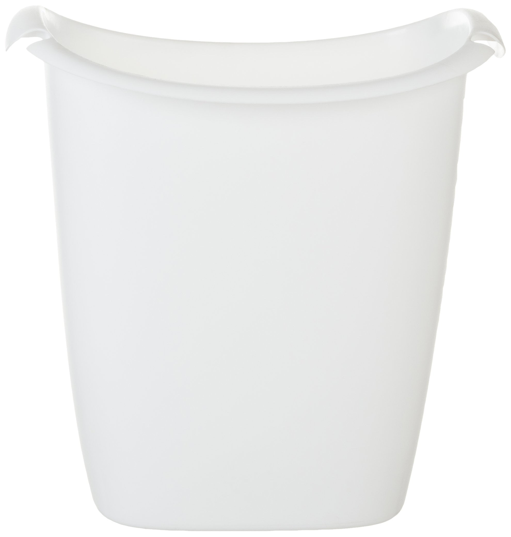 Rubbermaid Small Trash Can, Plastic, 3.5-Gallon/14-Court, White ...