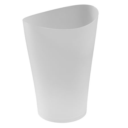 Rubbermaid Spa Works Compact 9 Quart Indoor Open Vanity Trash Container, White