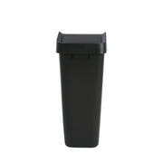 Rubbermaid Swing Top Indoor Kitchen Trash Can, 12.2 Gallon - Black