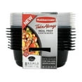 thumbnail image 1 of Rubbermaid  Take Alongs 5 Cups Food Container & Lid, Black - Pack of 8, 1 of 1