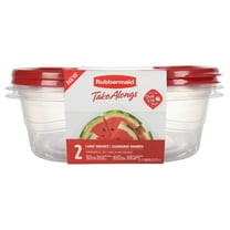 Rubbermaid TakeAlongs 11.7 Cup Food Storage Containers, Set of 2, HDAY25