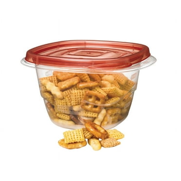 Rubbermaid TakeAlongs 2.1 Cup Square Food Storage Containers, 5 Pack