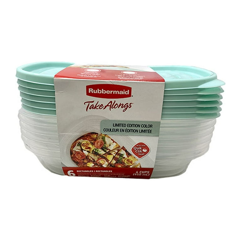 Rubbermaid Sandwich Containers 4 Ea, Food Storage Containers