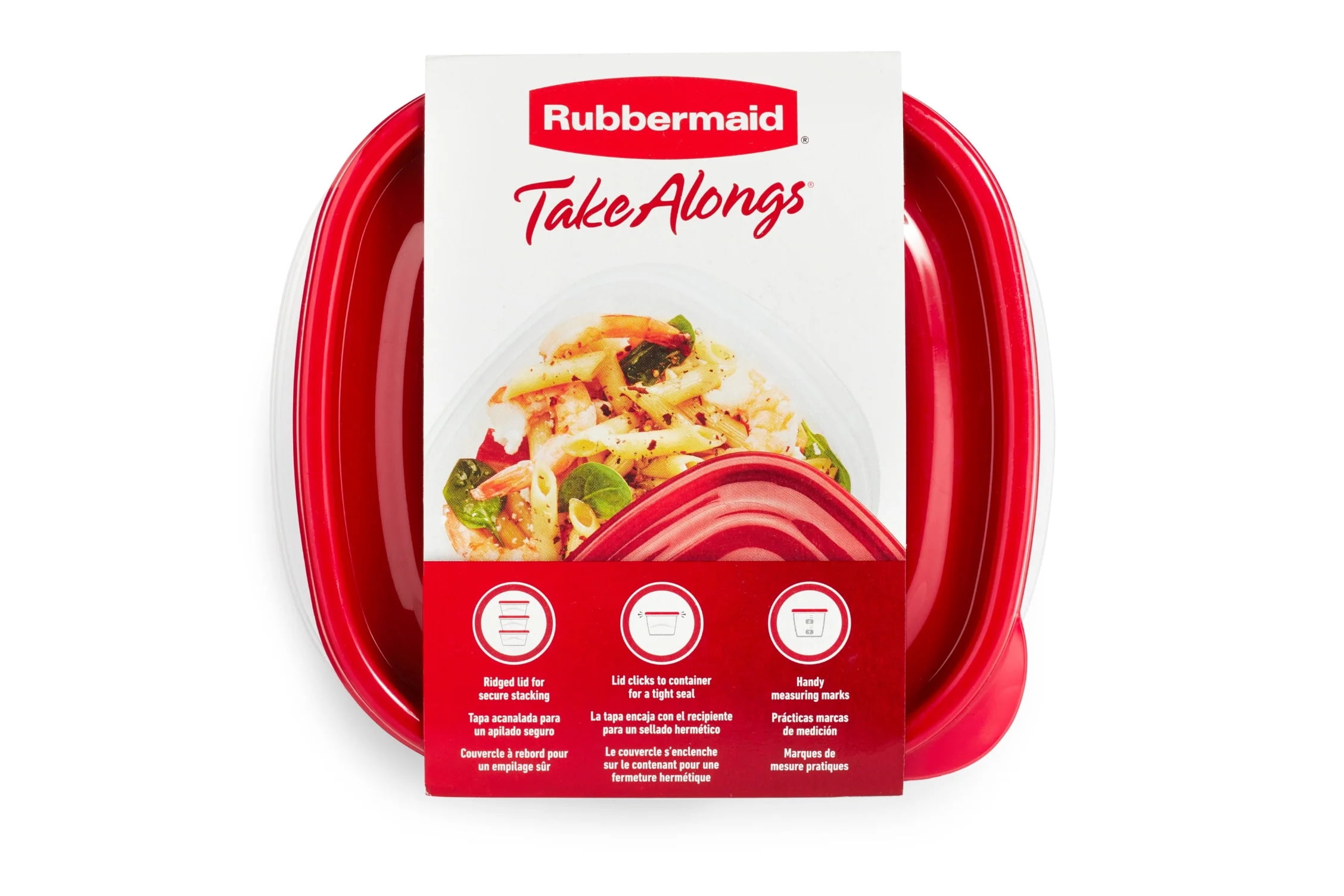 Rubbermaid TakeAlongs Food Storage Container 5.2 Cups 2pk