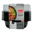 thumbnail image 1 of Rubbermaid TakeAlongs Food Storage Containers, 5 Cup, 8 Pack, 1 of 5