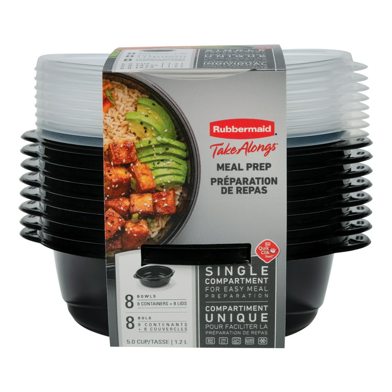 Rubbermaid Take Alongs 100 piece meal prep containers 