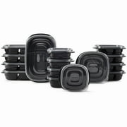 Rubbermaid TakeAlongs Meal Prep Food Storage Containers with Divided Base, 30 Pieces Value Pack