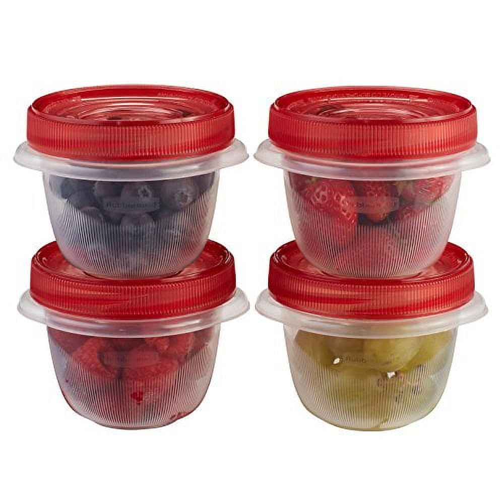 Rubbermaid TakeAlongs Twist & Seal Food Storage Container, 1.2 Cups