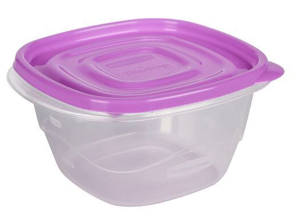 Rubbermaid TakeAlongs 15-Cup Round Food Storage Containers, Special-Edition  Orchid Purple, 2-Pack 