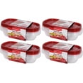 thumbnail image 1 of Rubbermaid Takealongs Rectangle Food Storage Containers 4-cup (Pack Of 4), 1 of 1