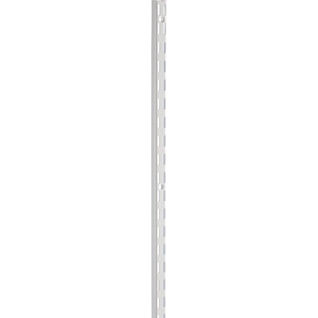 Rubbermaid Twin Track Upright, 70", White, HeavyDuty Support System