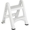 thumbnail image 1 of Rubbermaid Two-Step Folding Foot Stool - Foldable, 2 Step - White — Residential Use, Standard Application, 1 of 7