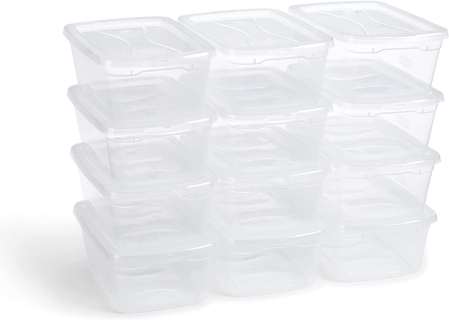 Rubbermaid Under the Bed Wheeled Storage Box 68 Qt Pack of 2 Plastic