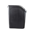 Rubbermaid Under Counter Waste Can, 6.4 Gallon, Black