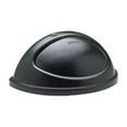 thumbnail image 1 of Rubbermaid Untouchable Plastic Half-Round Lid, 21.38w x 12.38d x 9.13h, Black, 1 of 2