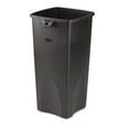 thumbnail image 1 of Rubbermaid Untouchable Square Waste Receptacle, Plastic, 23 Gal, Black, 1 of 8