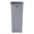 thumbnail image 1 of Rubbermaid Untouchable Square Waste Receptacle, Plastic, 23 Gal, Gray, 1 of 2
