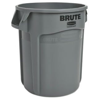 BRUTE Tote with Lid, 20 gal, 27.9w x 17.4d x 15.1h, White, 