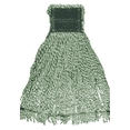 thumbnail image 1 of Web Foot String Mop Heads, Microfiber, Green, Medium, 5"green Headband, 6/ctn, 1 of 2