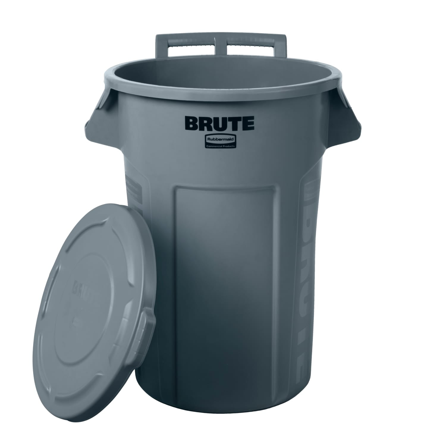 Rubbermaid Wheeled Brute 44 Gallon Resin Garbage Can, Trash Can-Indoor Outdoor, Durable & Strong