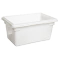 thumbnail image 1 of Rubbermaid White Plastic Box, 5 Gallon, 18 x 12 x 9, Lot of 6, 1 of 4
