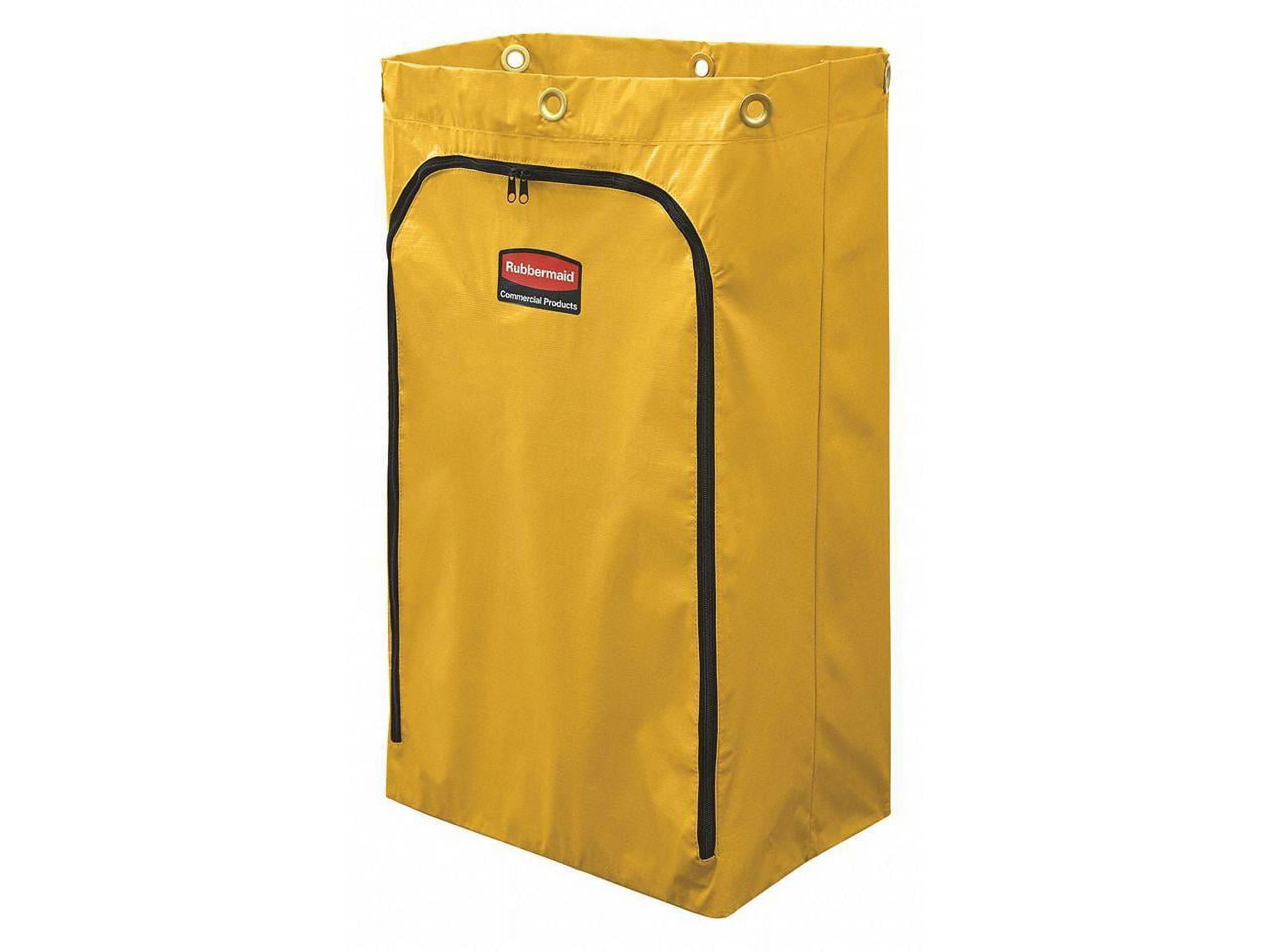Rubbermaid Yellow Vinyl Replacement Bag, 1 EA Yellow Vinyl 1966719