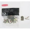 thumbnail image 1 of Rubbermaid Zinc Standard Shelf Steel Clips - 12 Count, 1 of 2