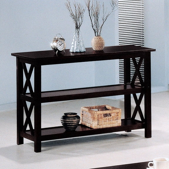 Rubberwood Material - Store Books Conveniently - Behind Sofa - Blend Contemporary and Traditional