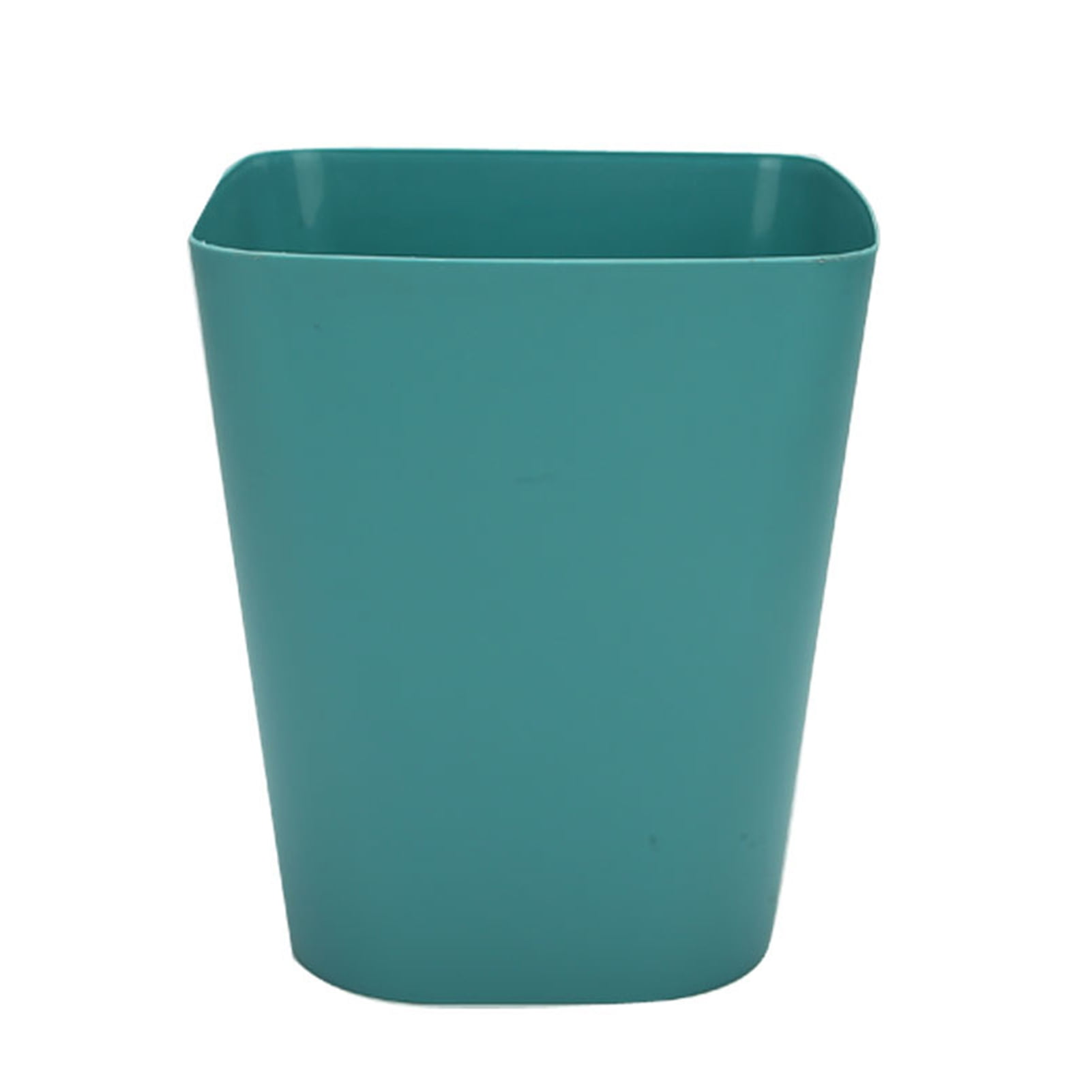 Wilitto Large Opening Square Garbage Can, Blue, for Kitchen Bathroom ...