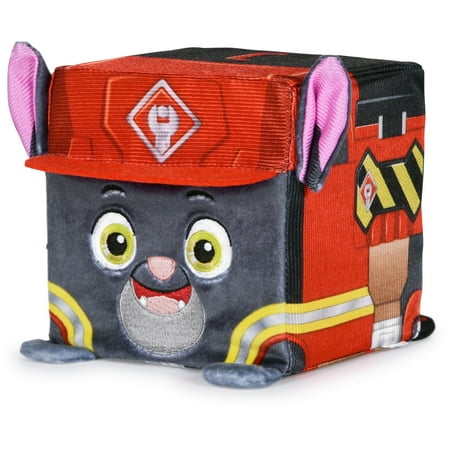 Rubble & Crew, Charger, 4-Inch Cube-Shaped Plush Toy for Kids Ages 3+