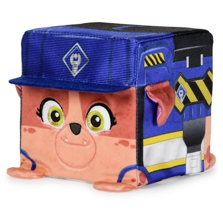 Rubble & Crew, Mix, 4-Inch Cube-Shaped Plush Toy for Kids Ages 3+