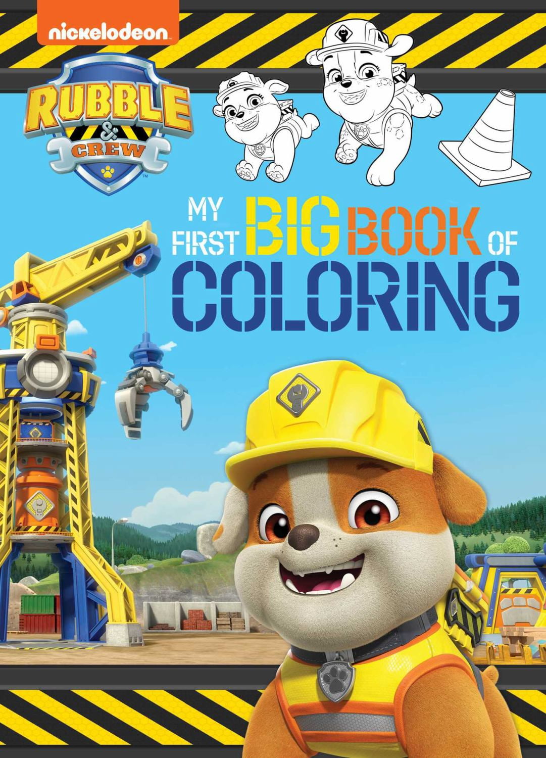 BUZZPOP: Rubble and Crew: My First Big Book of Coloring (a Rubble and Crew Nickelodeon Coloring Book for Kids), 192 pages (Paperback)