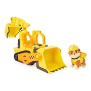 PAW Patrol, Rubble & Crew Toy Bulldozer Vehicle with Collectible Action Figure, for Kids Ages 3 and up
