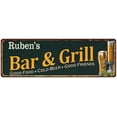 thumbnail image 1 of Ruben's Bar and Grill Gift Sign Man Cave Decor 6x18 Gift 206180055227, 1 of 1
