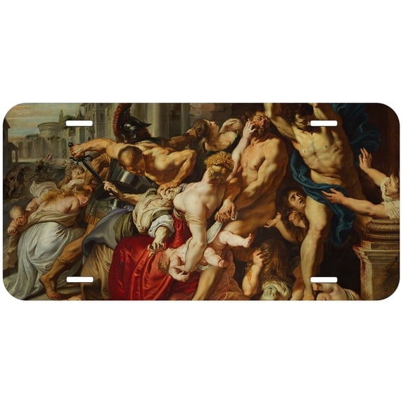 Rubens - Massacre Of The Innocents Novelty Car License Plate