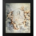 thumbnail image 1 of Rubens, Peter Paul 20x23 Black Modern Framed Museum Art Print Titled - Image of the Virgin Portrayed with Angels, 1 of 4