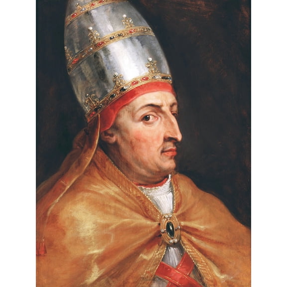 Rubens Portrait Catholic Pope Nicholas V Painting Extra Large XL Wall Art Poster Print