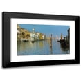 thumbnail image 1 of Rubens Santoro 14x10 Black Modern Framed Museum Art Print Titled - View Across the Grand Canal from Dorsoduro with the Bell Tower of San Marco&nbsp; (1880), 1 of 5