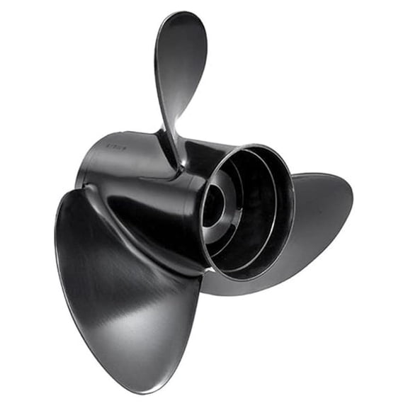 Rubex 3 Aluminum Propeller 14.3x21 RH - 3 Blade Boat Prop with Interchangeable Hub; Durable Marine Propeller for Outboards; Enhanced Acceleration & Top Speed