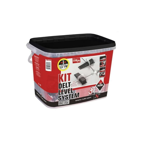 Rubi Tools Kit Delta Leveling System 1/16In Clips With Fast Fix Pliers