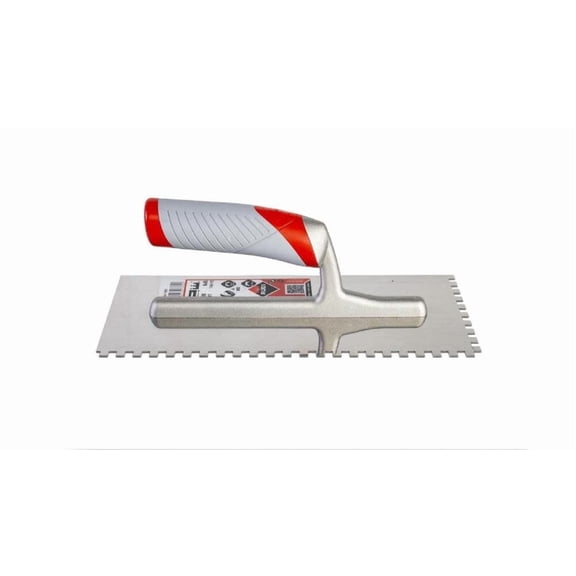 Rubi Tools Stainless Steel Notched Trowel 11 In. 1/4 In. X 1/4 In.