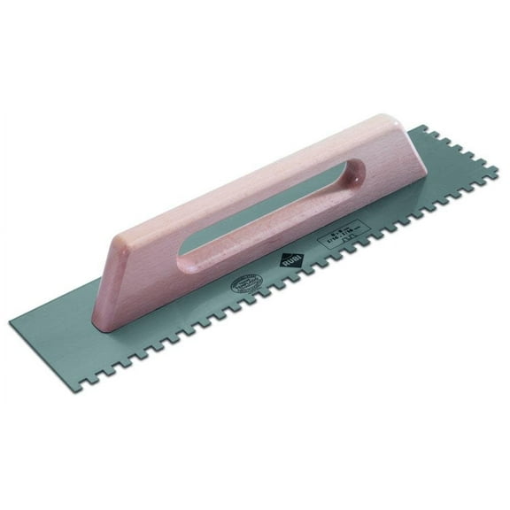 Rubi Tools Steel Notched Trowel 19 In. (48 Cm.) 1/4 In. X 1/4 In. (6 X 6 Mm.)