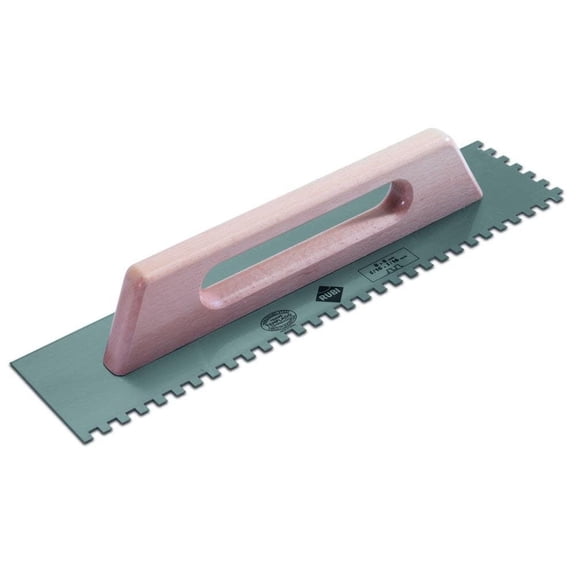 Rubi Tools Steel Notched Trowel 19 In. (48 Cm.) 13/32 In. X 13/32 In. (10 X 10 Mm.)