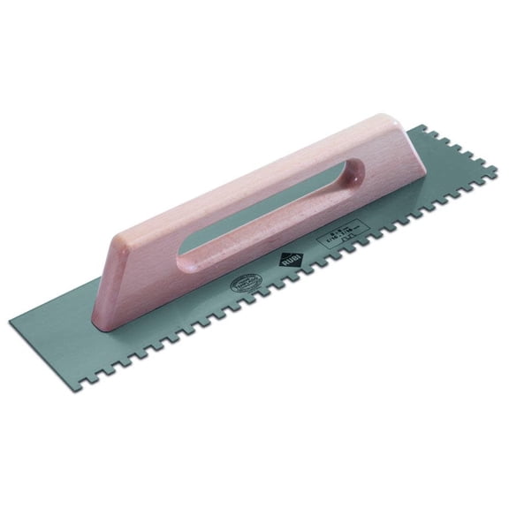 Rubi Tools Steel Notched Trowel 19 In. (48 Cm.) 13/32 In. X 13/32 In. (10 X 10 Mm.)